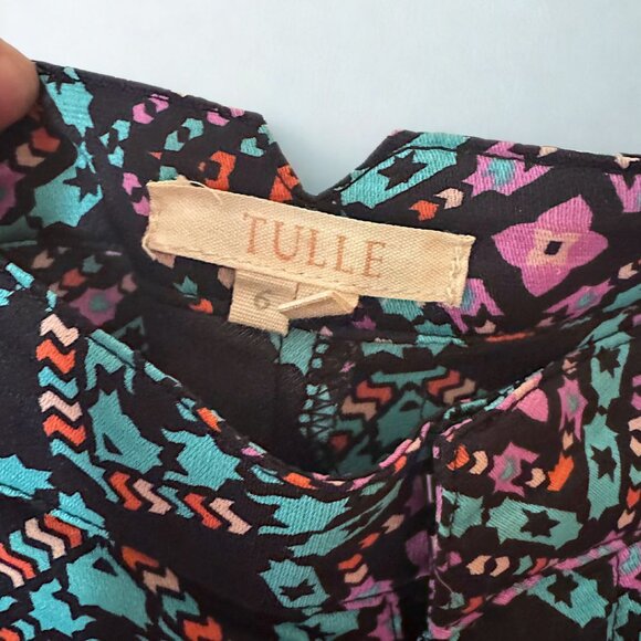 Tulle Lightweight Printed Trousers – Women’s Size 6 - Picture 4 of 5